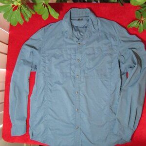 REI Shirt - Hiking Fishing Outdoor - Vented Lightweight Blue